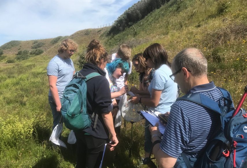 Animal management students from Barrow Sixth Form College have supported scientists from the University of Cumbria as part of the Back on our Map Project at Barrow Slag Bank.